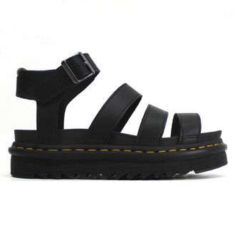 Dr. Martens Vegan Blaire Synthetic Leather Womens Sandals - Black - Size:UK 6.5
