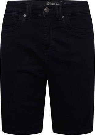 KAM Shorts Knitted Denim Pockets Casual Summer Mens Plus Size 2XL-8XL KBS Pepe (UK, Waist, 40, Plus, Regular, Blue-Black)