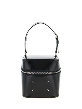 Maison Margiela Black Four Stitches Leather Shoulder Bag