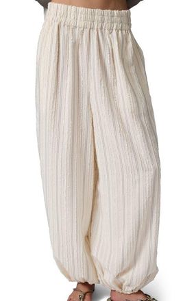 Day Birger Et Mikkelsen Harsha Raw Stripe Balloon Pants in Jet Stream at Nordstrom, Size 14