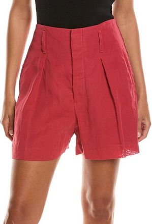 Brunello Cucinelli Red Relaxed Cotton Shorts, Brand Size 42 (US Size 8)