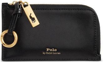 Polo Ralph Lauren Polo ID leather wallet - women - Calf Leather - One Size - Black