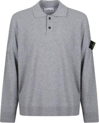 Stone Island Ronde hals gebreid - Heren - Ronde hals truien - Grijs - M - Truien & Vesten