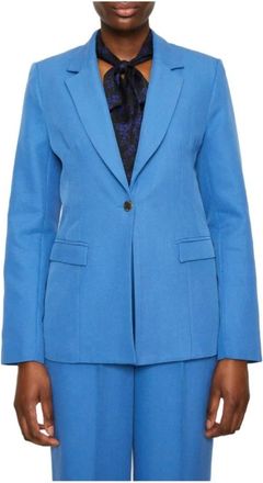 Nafnaf Formal Blazerjas - Dames - Blazers - Blauw - S - Leer - Jassen