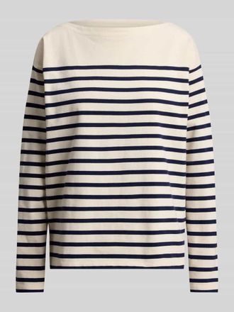 Lauren Ralph Lauren Regular Fit Pullover aus reiner Baumwolle in Marine Melange, Gr&ouml;&szlig;e XXL