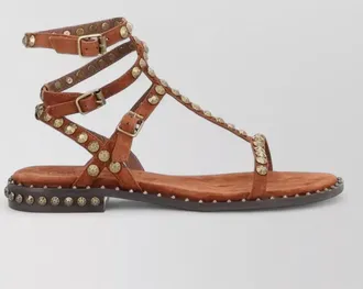 Ash leather sandals