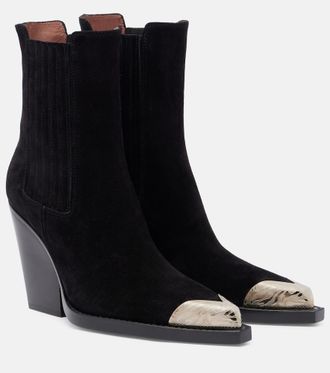 PARIS TEXAS Botines Dallas de ante adornados