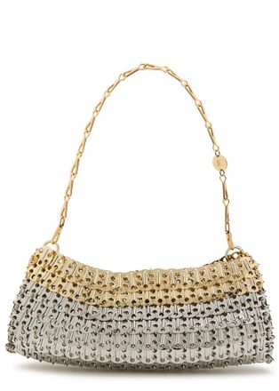 Paco Rabanne 1969 Skyline Two-tone Disc Shoulder bag - Silver - One Size