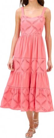 Allison New York Jade Midi Dress In Coral