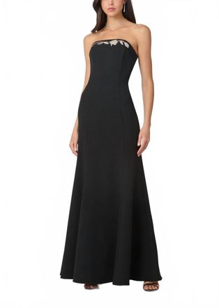 Shoshanna Midnight Phillippa Dress In Jet