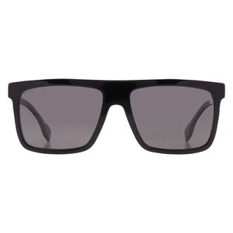HUGO BOSS Polarized Grey Browline Mens Sunglasses BOSS 1440/O/S 0807/M9 59