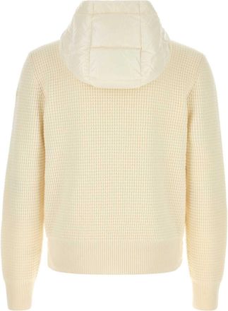 Moncler Wool-Blend Down Jacket - Cream