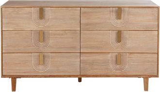 Maisons du monde Cómoda doble de 6 cajones