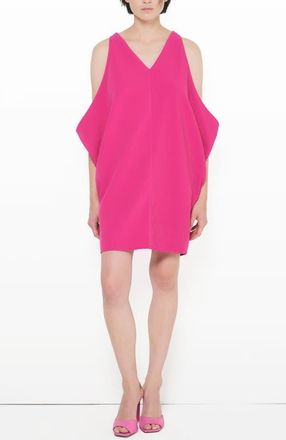 AS by DF Valentina Drape Dress in Magenta at Nordstrom, Size Xx-Large
