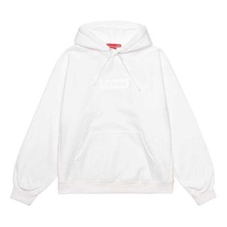 SUPREME FW23 Box Logo Hooded Sweatshirt White 166926