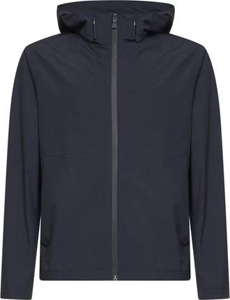 Herno Jacket in 2 Layers Windstopper - Heren - Zomerjassen - Blauw - M - Polyester - Jassen