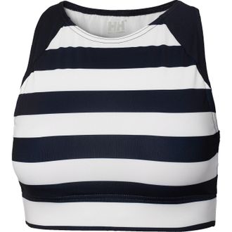 Helly Hansen Womens HP Cropped Swimsuit Top Blue XS