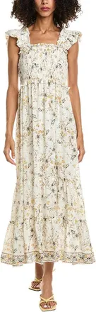 Max Studio Flutter Sleeve Maxi Dress