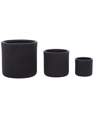 Safavieh Set Of 3 Carolina Planter Pots