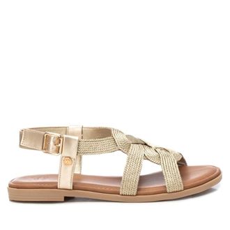 Xti Womens Braided Flat Sandals 14144701, Gold