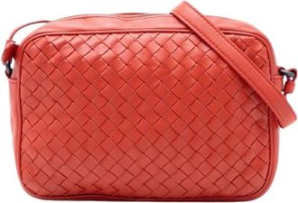 Bottega Veneta Pre-owned Cross Body Bags, female, Orange, Size: ONE SIZE Pre-owned Nodini Crossbody Bag