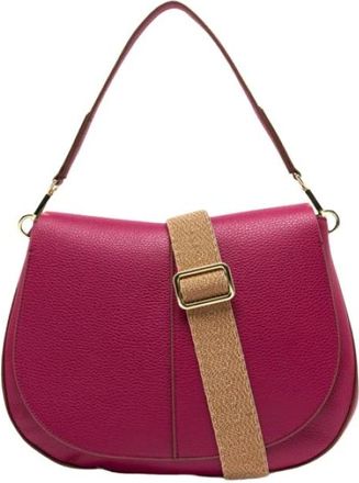 Gianni Chiarini Tassen, Dames, Roze, ONE Size, Leer, Helena Round