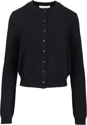 Lisa Yang Karia Cashmere Cardigan - Dames - Cashmere truien - Blauw - M - Kasjmier - Truien & Vesten