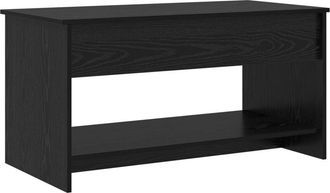 vidaXL Vidaxl - Coffee Table Black oak 102 x 50 x 52.5 cm Engineered wood
