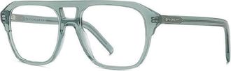 Givenchy GV50035I093 Shiny Light Green Acetate Eyeglasses - Green