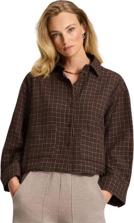 Deblon Sports Sillia Shirt - Dames - Sport - Bruin - Maat: L Katoen