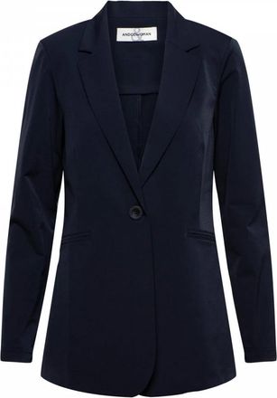 &Co Woman Philana Lange Travel Blazer - Dames - Blazers - Blauw - S - Jassen