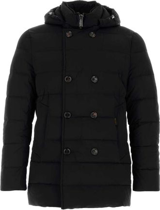 Moorer Florio Down Jacket - Heren - Gewatteerde jassen - Zwart - L - Nylon - Jassen
