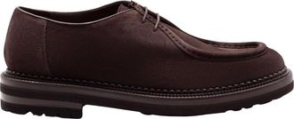 Green George Apron-toe Derby - Heren - Veterschoenen - Bruin - 43 EU - Su&egrave;de - Schoenen