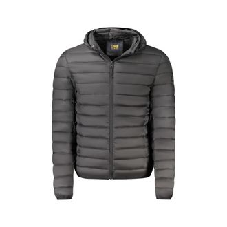 Cavalli Hooded Padded Jacket - Heren - Winterjassen - Zwart - XL - Leer - Jassen