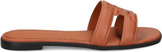 Tommy Hilfiger leather sandals - women - Leather/Synthetic Rubber/Leather - 37 - Brown