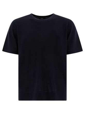 Vince Short-Sleeved Sweater Knitwear Blue