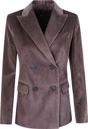 Max Mara Katanga Blazer - Dames - Blazers - Bruin - XS - Katoen - Jassen