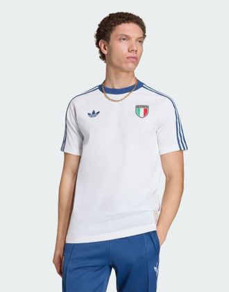 adidas Italy Originals - T-shirt bianco cristallo