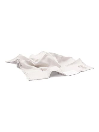 Brunello Cucinelli silk pocket square - Neutrals