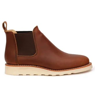 Red Wing Shoes Classic Chelsea Leather Womens Ankle Boots - Amber - Size:UK 4.5