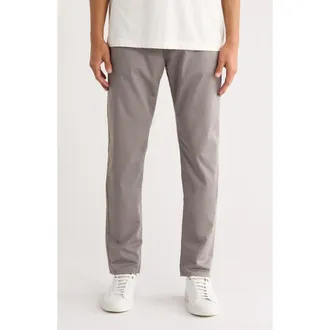 AG - Adriano Goldschmied Tellis Airluxe Commuter Performance Sateen Pants in Tuscany Stone at Nordstrom, Size 34 X 32