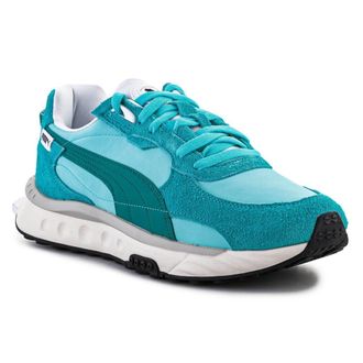 Puma Unisex Wild Rider Vintage Athletics Shoe, Electric Pool Elek, 8.5 UK
