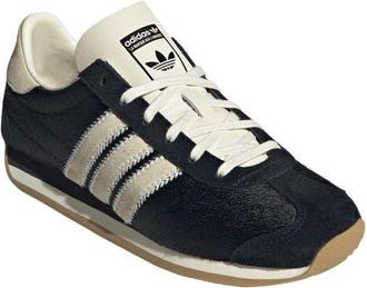 adidas Country Low Top Sneaker in Cream/Black/Golden Beige at Nordstrom, Size 5.5 Womens