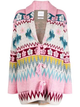 Hayley Menzies Intarsia vest - Roze