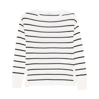 Max Mara Favetta Sweater - Dames - Ronde hals truien - Wit - XS - Kasjmier - Truien & Vesten