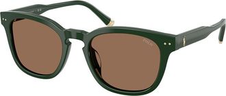 Polo Ralph Lauren PH4242F Asian Fit 614073 Mens Sunglasses Green Size 52
