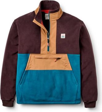 Passenger Woodland Hoodless 2.0 1/2 Zip Recycl. Polar Fleece Fleecejacke für Herren | bunt