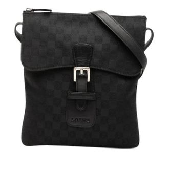 Loewe Pre-owned Canvas Crossbody Tas - Dames - Pre-owned - Zwart - Maat: ONE Size