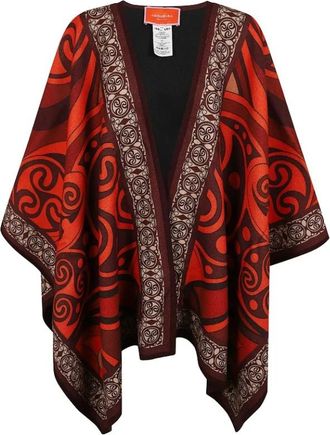 La DoubleJ Soul Poncho - - Jackets - Donna - Rosso - ONE SIZE