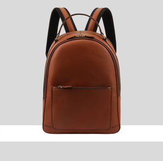 Paul Costelloe Mens Carter Leather Backpack - Brown - One Size